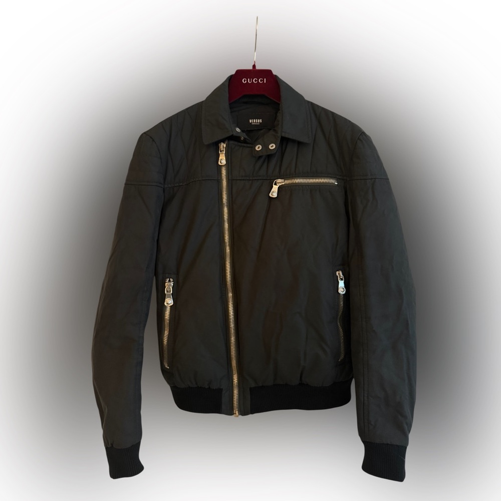 Versace Black Bomber Jacket